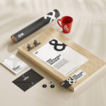 4 Stationery Mockups in Different Visions