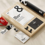 4 Stationery Mockups in Different Visions