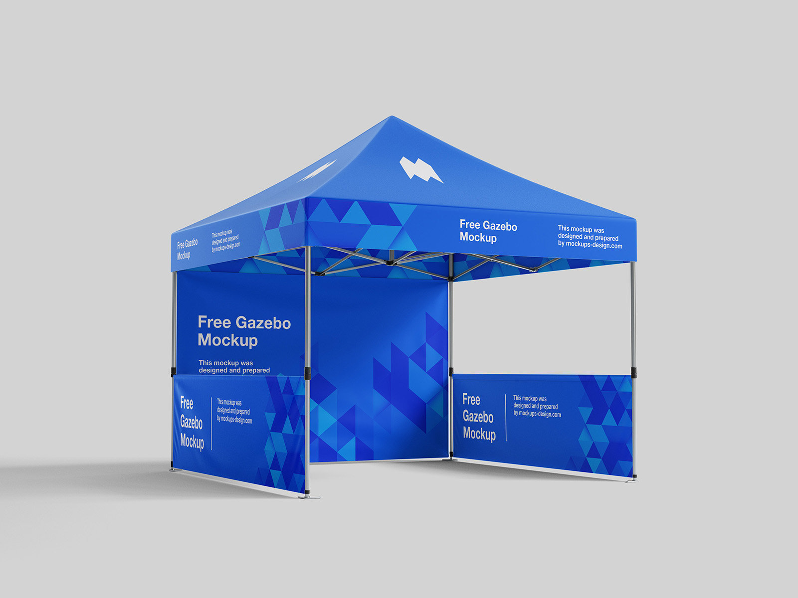 4 Varied Shots of Gazebo Mockup FREE PSD