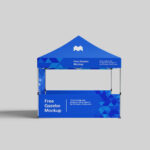 4 Varied Shots of Gazebo Mockup mockup preview