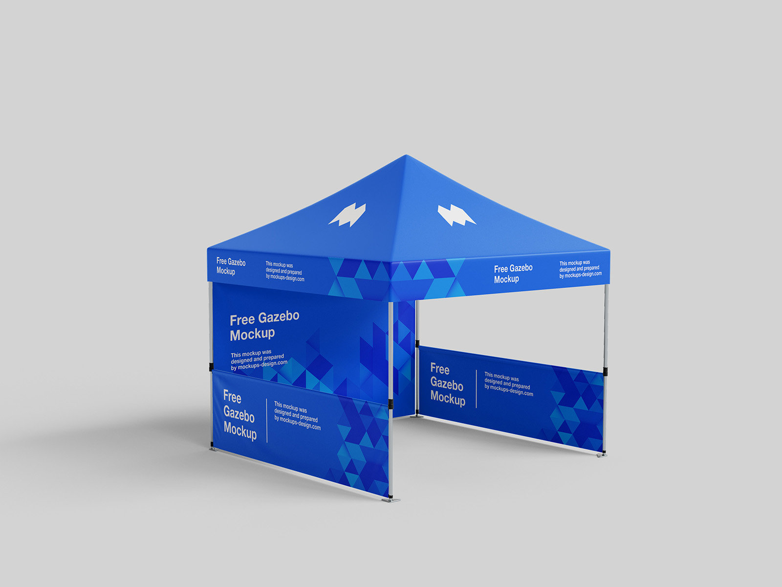 4 Varied Shots of Gazebo Mockup FREE PSD