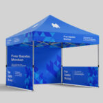 4 Varied Shots of Gazebo Mockup mockup preview