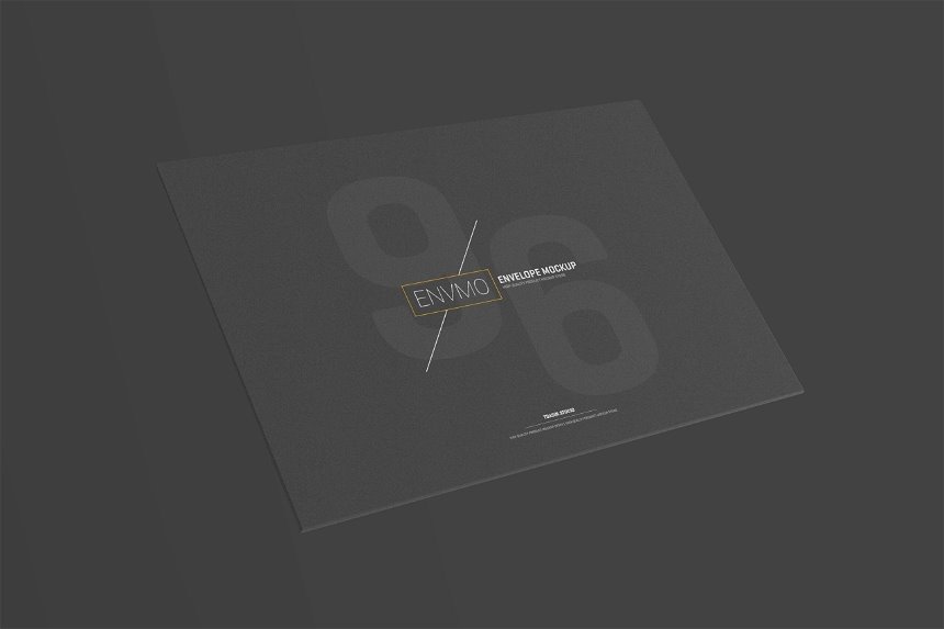 4 Varied Showcases of Envelope Mockup
