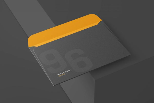 4 Varied Showcases of Envelope Mockup