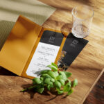 4 Various Showcases of Menu Cover Mockup