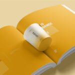 4 Views of Candle Glass Mockup