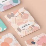 4 Views of Rounded Corner Notebook Mockup