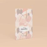 4 Views of Rounded Corner Notebook Mockup