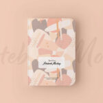 4 Views of Rounded Corner Notebook Mockup