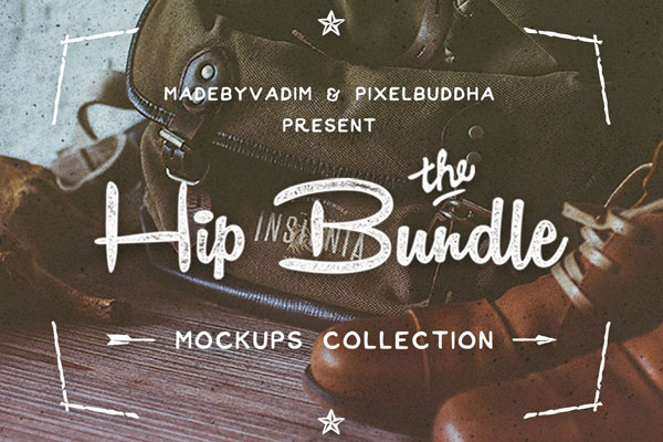 4 Vintage Hero Image Mockups