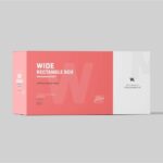 4 Visions of Wide Rectangle Box Mockup