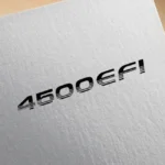 4500 EFI Toyota Logo