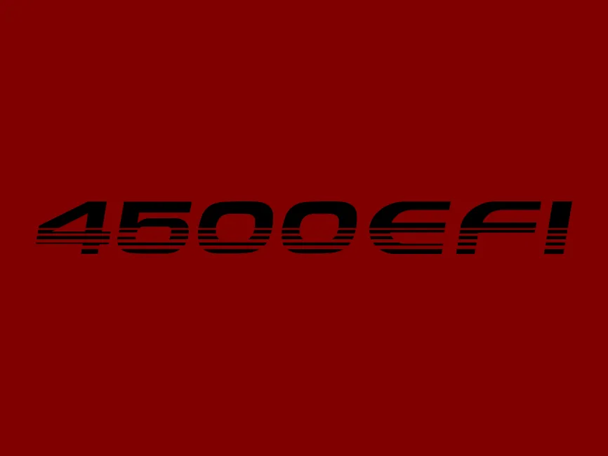 4500 EFI Toyota Logo