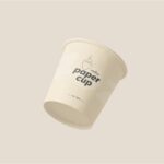 4oz Paper Cup Mockup in 4 Shots