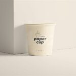 4oz Paper Cup Mockup in 4 Shots