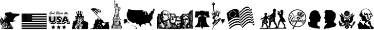 4th of July Reflections Font