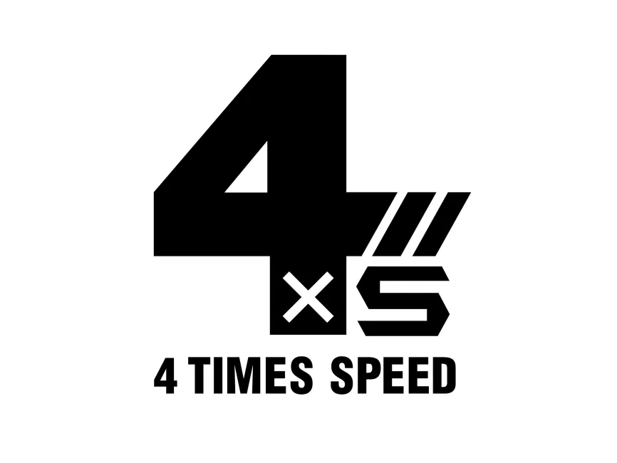 4xS 4 Times Speed Logo logo preview