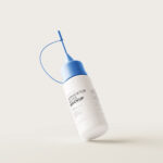 5 Angles of Plastic Applicator Bottle Mockup