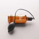 5 Angles of Spray Bottle Mockup with Bulb Atomizer
