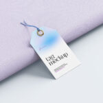5 Close-up Shots of Label Tag Mockups