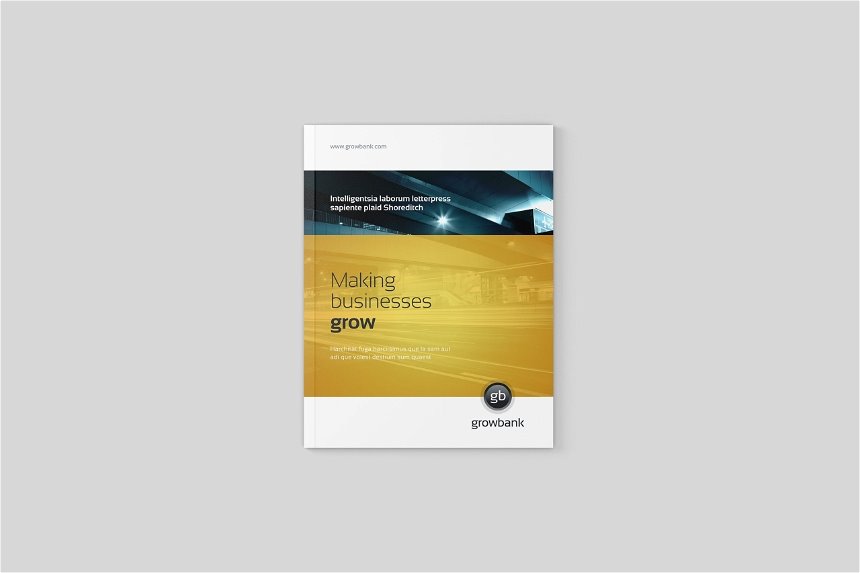 5 Different Views of US Letter Magazine Mockup