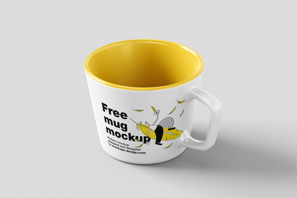 5 Distinct Sights of Mugs Mockup