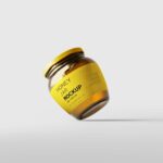 5 Drop Shaped Jar Mockups in Varied Visions mockup preview