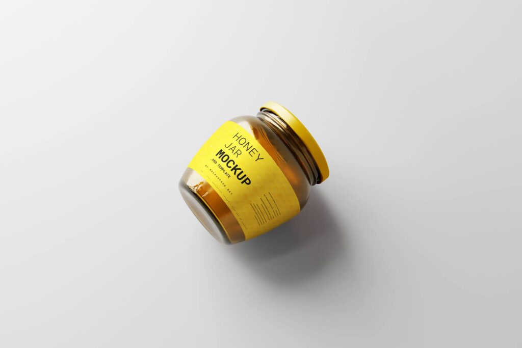 5 Drop Shaped Jar Mockups in Varied Visions mockup preview