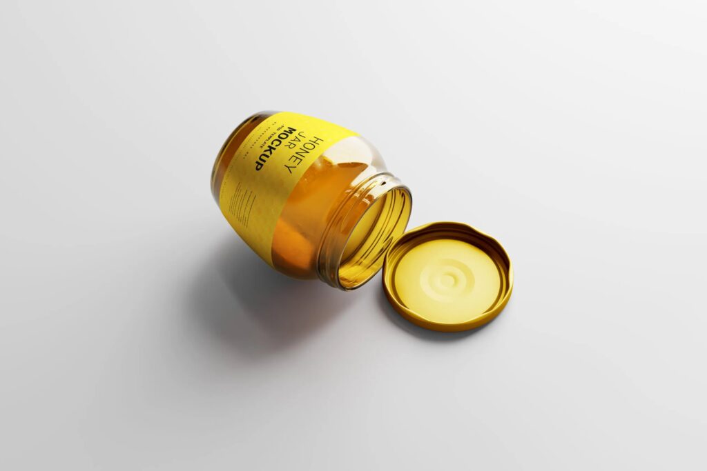 5 Drop Shaped Jar Mockups in Varied Visions mockup preview