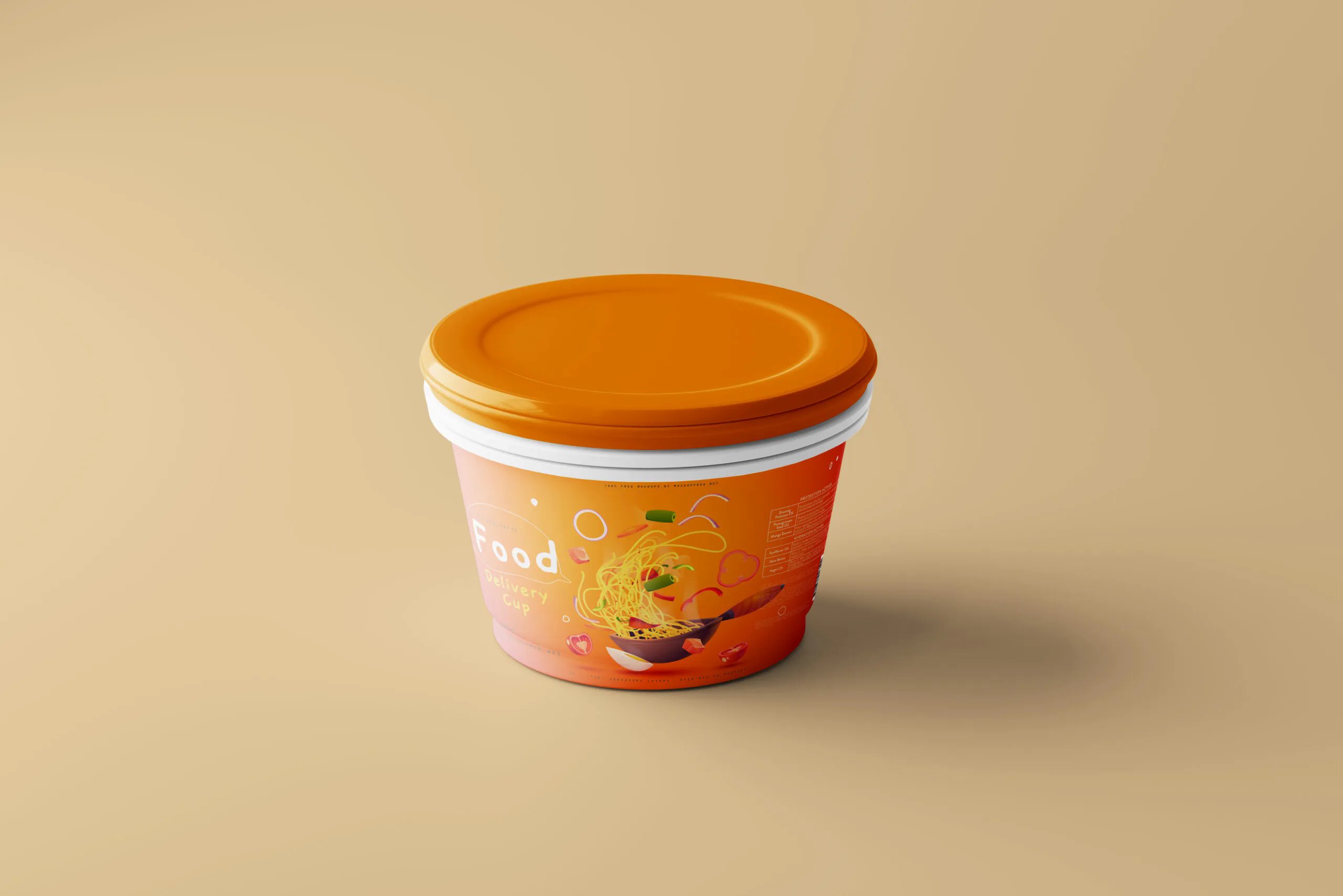 5 Food Delivery Cup Mockups in Varied Sights FREE PSD