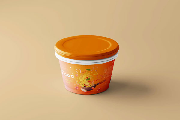5 Food Delivery Cup Mockups in Varied Sights