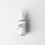 5 Frosted Glass Dropper Bottle Mockups in Different Visions