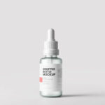 5 Frosted Glass Dropper Bottle Mockups in Different Visions