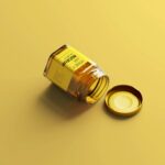 5 Honey Jar Mockups with Lid in Various Views