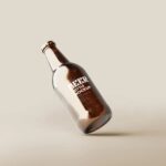 5 Lager Beer Bottle Mockups in Different Views
