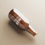 5 Lager Beer Bottle Mockups in Different Views