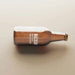 5 Lager Beer Bottle Mockups in Different Views