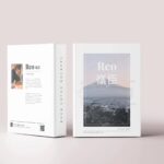 5 Large Hard Cover Books Mockups in Various Views