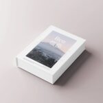 5 Large Hard Cover Books Mockups in Various Views