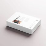 5 Large Hard Cover Books Mockups in Various Views