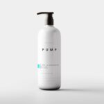 5 Large Plastic Pump Bottle Mockups in Varied Visions