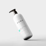 5 Large Plastic Pump Bottle Mockups in Varied Visions
