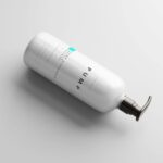 5 Large Plastic Pump Bottle Mockups in Varied Visions