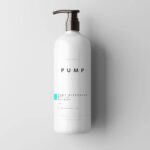 5 Large Plastic Pump Bottle Mockups in Varied Visions