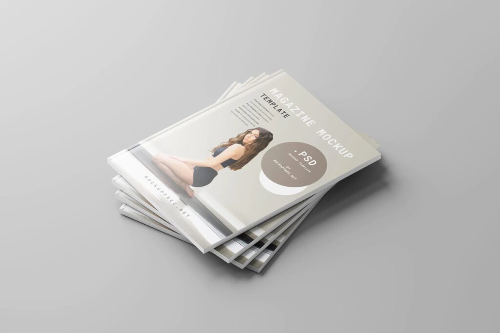 5 Magazine Cover Mockups in Distinct Visions