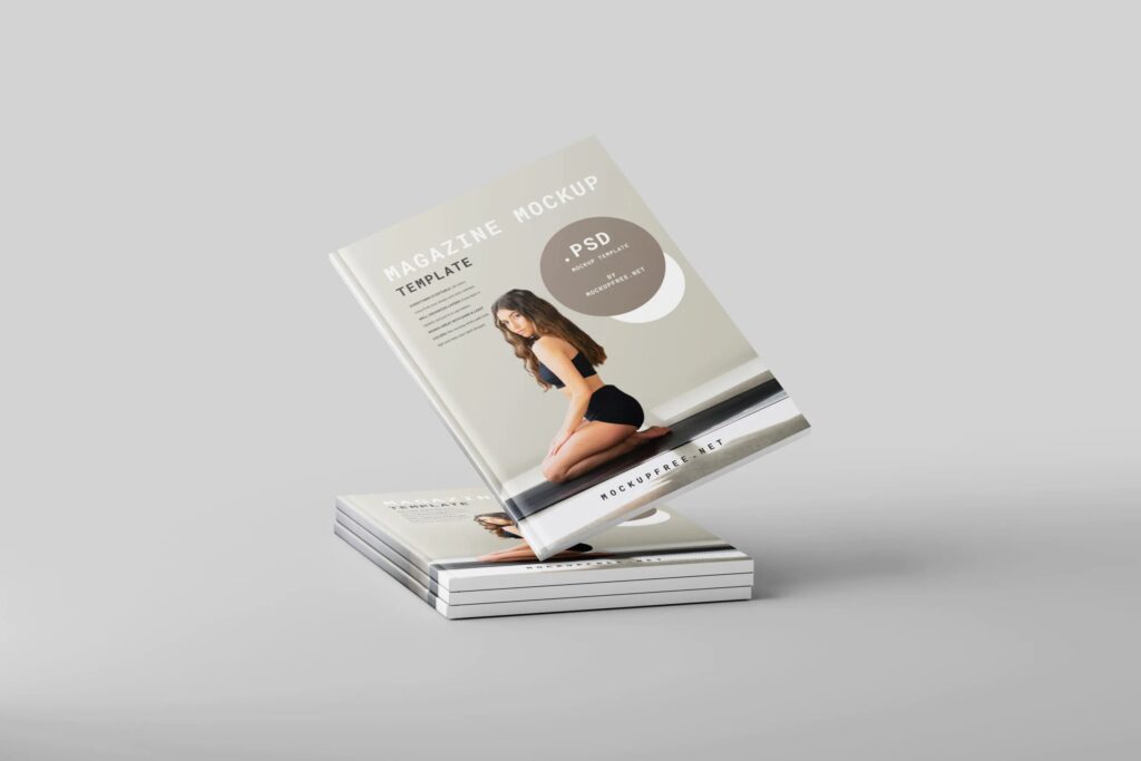 5 Magazine Cover Mockups in Distinct Visions