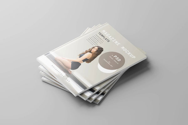 5 Magazine Cover Mockups in Distinct Visions