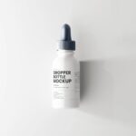 5 Matte Ceramic Dropper Bottle Mockups in Various Sights