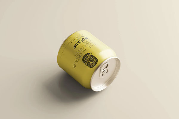 5 Mockups Fat Soda Can in Varied Views