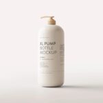5 Mockups of Extra Large Pump Bottle in Varied Visions